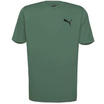 Camiseta Puma Active Small Logo Tee Masculino - Verde