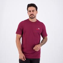 Camiseta Puma ESS 2 Color Small No. 1 Bordô Camiseta Puma ESS 2 Color Small No. 1 Bordô