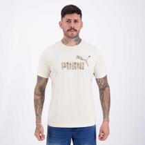 Camiseta Puma ESS Camo Bege Camiseta Puma ESS Camo Bege