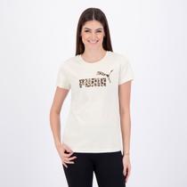 Camiseta Puma ESS Graphic Animal Feminina Off White Camiseta Puma ESS Graphic Animal Feminina Off White