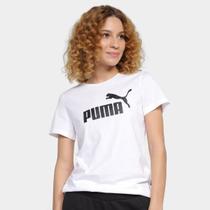 Camiseta Puma Ess Logo Feminina