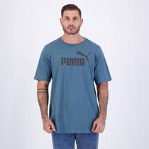 Camiseta Puma ESS Logo II Cinza Escuro