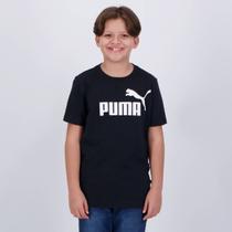 Camiseta Puma ESS Logo Juvenil Preta