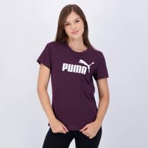 Camiseta Puma ESS Logo Tee Feminina Roxa