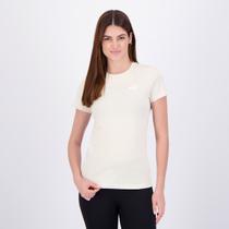 Camiseta Puma ESS Small No. 1 Logo Feminino Bege Camiseta Puma ESS Small No. 1 Logo Feminino Bege