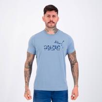 Camiseta Puma Essentials Camo Tee Azul Camiseta Puma Essentials Camo Tee Azul