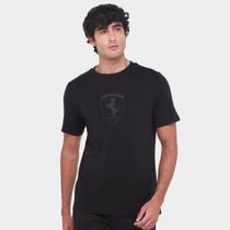 Camiseta Puma Ferrari Race Big Shield Tonal Masculina