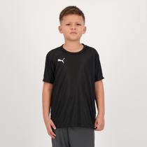 Camiseta Puma Liga Active Juvenil Preta Camiseta Puma Liga Active Juvenil Preta