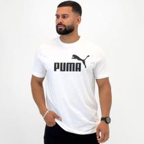 Camiseta Puma Manga Curta Gola Redonda Logo Tee Masculina Camiseta Puma Manga Curta Gola Redonda Logo Tee Masculina