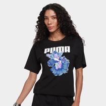 Camiseta Puma Relaxed Flower Feminina