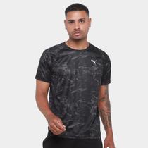 Camiseta Puma Run Velocity AOP Tee Masculina Camiseta Puma Run Velocity AOP Tee Masculina