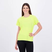 Camiseta Puma Run Velocity Tee Feminina Amarela Camiseta Puma Run Velocity Tee Feminina Amarela