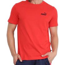 Camiseta Puma Small Logo Masculino - Vermelho