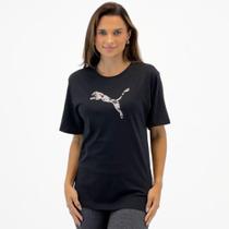 Camiseta Puma T-Shirt Manga Curta Gola Redonda Feminina