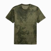Camiseta Puma Tad Essentials AOP Verde Camiseta Puma Tad Essentials AOP Verde