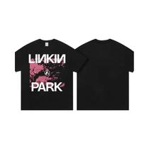 Camiseta Punk Rock Linkin Park Zero Tour Para Homens E Mulheres, Manga Curta, Ajuste Solto
