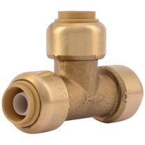Camiseta Push-to-Connect de latão SharkBite, 3/8 polegadas