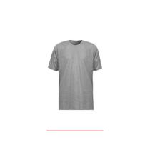 Camiseta pv manga longa cinza com gola careca tamanho gg 7898572340395 borgg