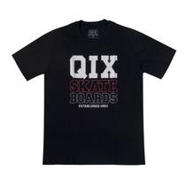 CAMISETA QIX BOARDS SKATE Cor:PretoTamanho:G1