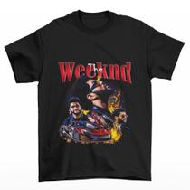 Camiseta Qualidade Premium do Cantor Rapper The Weeknd Unissex Camisa 100% Algodão Camiseta Qualidade Premium do Cantor Rapper The Weeknd Unissex Camisa 100% Algodão