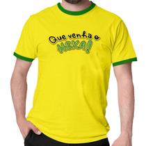 Camiseta que venha o hexa camisa copa brasil verde e amarelo