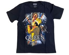 Camiseta Queen Blusa Logo Freddie Mercury Adulto Rock Bof512 BM - Bandas