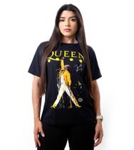 Camiseta Queen Cantor Camisa Estampada Banda Rock Unissex