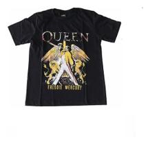 Camiseta Queen Freddie Mercury Blusa Adulto Banda De Rock Hcd493 BM Camiseta Queen Freddie Mercury Blusa Adulto Banda De Rock Hcd493 BM