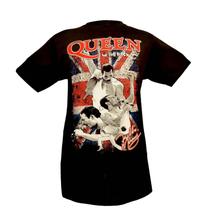 Camiseta Queen We Will Rock You com estampa dupla para homens Camiseta Queen We Will Rock You com estampa dupla para homens