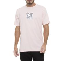 Camiseta Quiksilver Action Replay SM23 Masculina Rosa Claro Camiseta Quiksilver Action Replay SM23 Masculina Rosa Claro