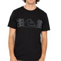 Camiseta Quiksilver Big Block SM26 Masculina Preto Camiseta Quiksilver Big Block SM26 Masculina Preto