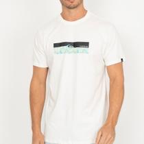 Camiseta Quiksilver Box Holmes WT26 Masculina Snow White Camiseta Quiksilver Box Holmes WT26 Masculina Snow White