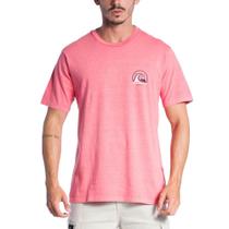 Camiseta Quiksilver Clean Circle Rosa Camiseta Quiksilver Clean Circle Rosa
