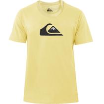 Camiseta Quiksilver Comp Logo Color Amarelo Claro