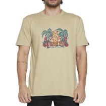 Camiseta Quiksilver Dala Jungle SM25 Masculina Caqui