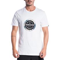 Camiseta Quiksilver Driver SM24 Masculina Branco Camiseta Quiksilver Driver SM24 Masculina Branco