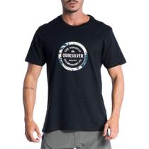 Camiseta Quiksilver Driver SM24 Masculina Preto Camiseta Quiksilver Driver SM24 Masculina Preto