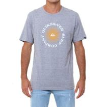 Camiseta Quiksilver Earth Core Masculina Cinza Mescla