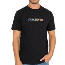 Camiseta Quiksilver Gradient Type Antique WT26 Preto