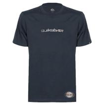 Camiseta Quiksilver Gradient Type New Wave WT25 Marinho Camiseta Quiksilver Gradient Type New Wave WT25 Marinho