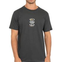 Camiseta Quiksilver Harmony Spiral WT26 Masculina Cinza Camiseta Quiksilver Harmony Spiral WT26 Masculina Cinza