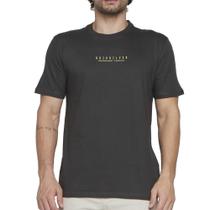 Camiseta Quiksilver Hibiscus Pop Cinza Escuro Camiseta Quiksilver Hibiscus Pop Cinza Escuro
