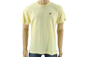 Camiseta Quiksilver Logo Simples Amarelo Claro - Masculino