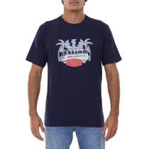 Camiseta Quiksilver Magic Van Masculina Azul Marinho Camiseta Quiksilver Magic Van Masculina Azul Marinho