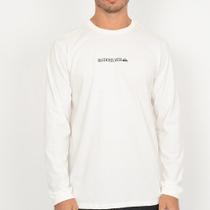 Camiseta Quiksilver Manga Longa Clicker WT26 Snow White