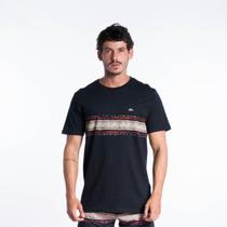 Camiseta Quiksilver Mesa Stripe - PRETO