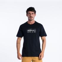Camiseta Quiksilver Omni Rectangle - PRETO