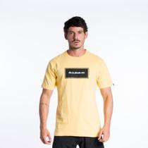 Camiseta quiksilver original m/c omni rectangle amarelo