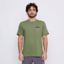 Camiseta quiksilver original omni logo verde