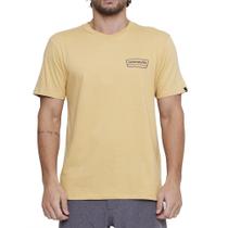 Camiseta Quiksilver Range Life SM25 Masculina Mostarda